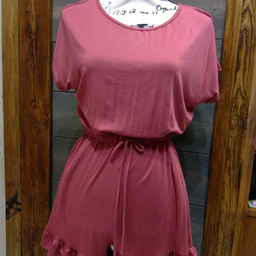 🌸Pink Lily Women's Ginger Romper | Rayon Spandex | NWOT🌸
